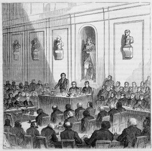 Arago annuncia la scoperta di Daguerre, nella sessione pubblica dell