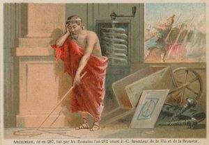Archimede, scienziato, matematico e inventore greco del III secolo a.C.