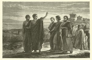 Aristotele esiliato da Atene con i suoi discepoli da French School