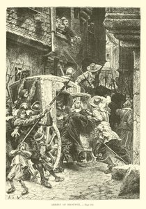 Arresto di Broussel da French School