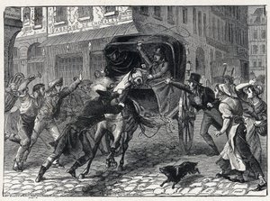 Arresto di Georges Cadoudal (1771-1804), un capo chouan durante le Guerre di Vandea, 9 marzo