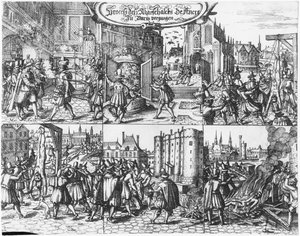 Arresto, processo e tortura di Concino Concini, Marchese e Maresciallo di Ancre, 24 aprile 1617 da French School