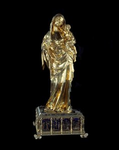 Arte Francese: Vergine e Bambino di Jeanne d