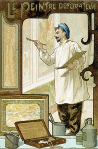 Artigiano: il pittore decoratore - Cromolitografia