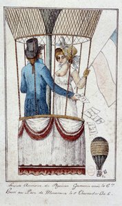 Ascensione del fisico Andre Jacques Garnerin da French School