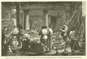 Laboratorio del signor Jadot, falegname, a Parigi da French School