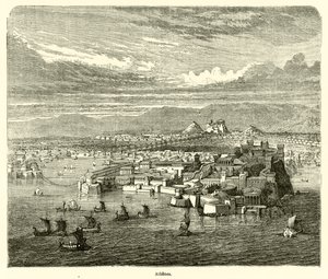 Atene (incisione) da French School