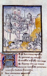 Attacco a un castello in miniatura da 