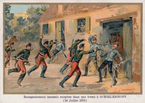 Attacco a una fattoria a Schirlenhoff da French School