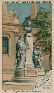 Auguste Comte, Filosofo, 1798-1857, eretta Place de la Sorbonne da French School