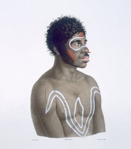 Aborigeno australiano, 1812 da French School