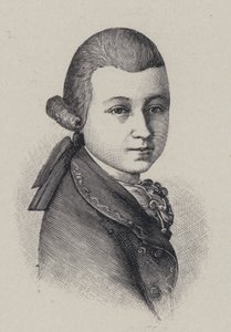 Compositore austriaco Wolfgang Amadeus Mozart all