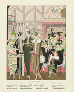 Aux Accacias .., da Art-Gout-beaute, pub.1924 (stampa pochoir)