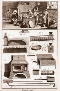 Panetteria - Una panetteria e attrezzature per la panificazione - 