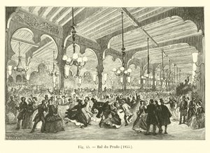 Bal du Prado, 1855 da French School