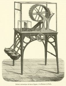 Bilancia automatica del barone Seguier, alla Monnaie de Paris da French School