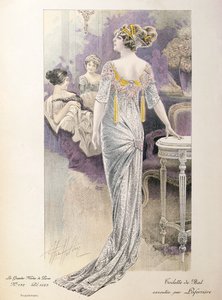 Abito da ballo, da Les Grandes Modes de Paris da French School