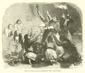 Balthazar Calvo benedice i pugnali