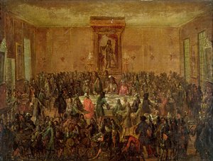 Banchetto in onore di Luigi XIV (1638-1715) dal Corpo Municipale all