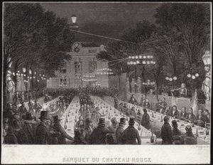 Banchetto al Chateau Rouge da French School