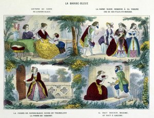 Barbe-Bleue - in “Historiettes naïves et enfantines” di Perrault, ed. Haguenthal da French School