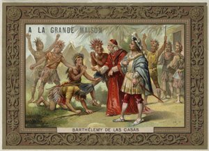 Bartolomé de las Casas, storico spagnolo del XVI secolo; riformatore sociale e frate domenicano da French School