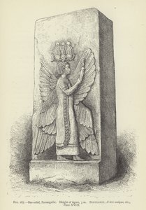 Bassorilievo, Parsargadae, Altezza della figura, 3 m da French School