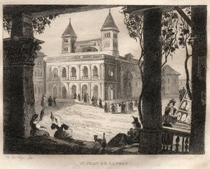 Basilica di San Giovanni in Laterano, Roma - San Giovanni in Laterano - Incisione da 