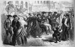 Usanza basca: la danza dei bastoni. Paese Basco
