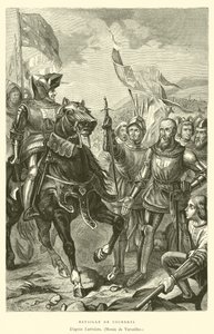 Battaglia di Cocherel (incisione) da French School