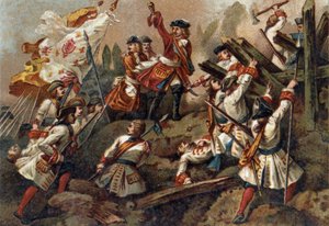 Battaglia di Denain (24 luglio) da French School