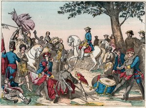 Battaglia di Fontenoy da French School