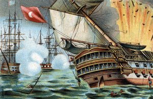 Battaglia di Navarino, 20 ottobre da French School