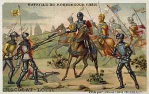 Battaglia di Rosebecque (Roosebeke), Fiandre, 1382 da French School