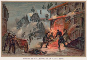 La battaglia di Villersexel da French School
