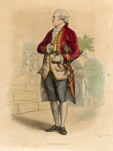 Beaumarchais (incisione colorata) da French School