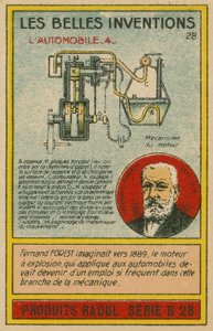 Carta delle belle invenzioni, motore a combustione da French School