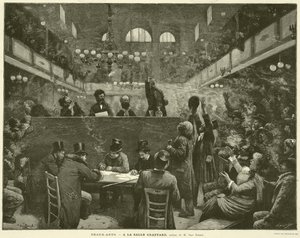 Belle Arti, Alla Sala Graffard, quadro di M Jean Beraud da French School