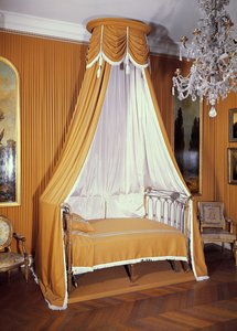 Letto con baldacchino, c.1790-91 da French School