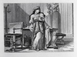 Berenice, illustrazione per Berenice di Jean Racine da French School