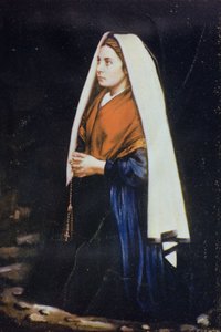 Bernadette Soubirous, da un dipinto della fine del XIX secolo da French School