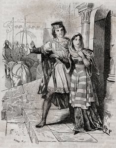 Bertrade di Montfort (1070-1117) Regina di Francia con Filippo I Re di Francia da French School