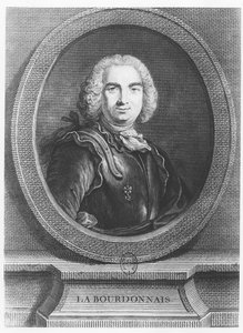 Bertrand François Mahé, Conte di La Bourdonnais (incisione) da French School