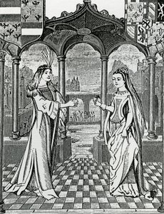 Fidanzamento di Massimiliano I e Maria, duchessa di Borgogna nel 1477, da un