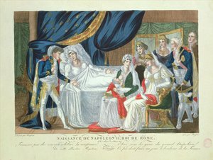 Nascita di Napoleone II, Re di Roma, 20 marzo 1811 da French School