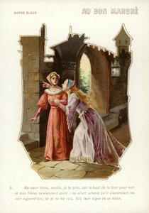 Barbablù, due donne che guardano da French School