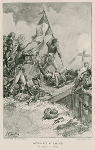 Bonaparte ad Arcole da French School