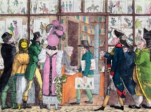 Venditore di libri e stampe, inizio XIX secolo