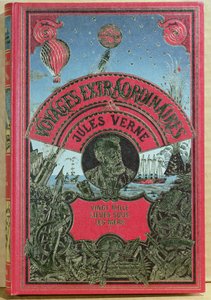 Copertina del libro 20.000 leghe sotto i mari di Jules Verne, 1870 da French School