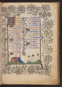 Libro delle Ore, Add MS 32454 f.2r, Francia da French School
